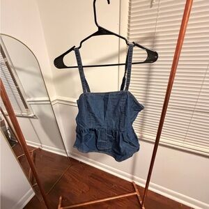 Celebrity Pink Denim Top